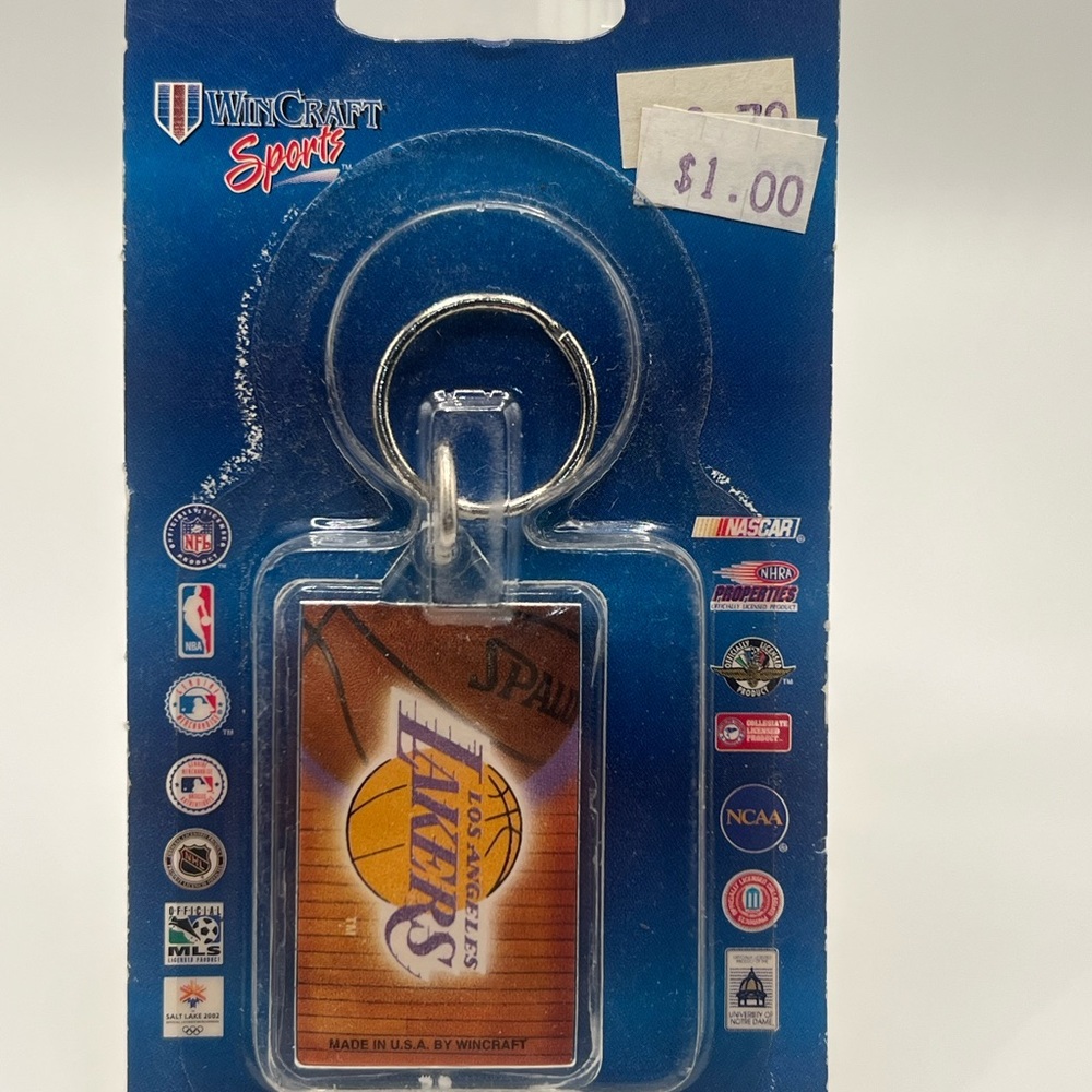 VintageLos Angeles Lakers Keychain by Wincraft (NOS/NEW)